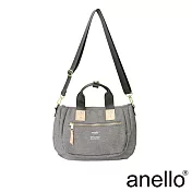 anello ATELIER 手提斜背兩用包 淺灰色