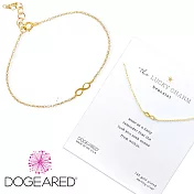 Dogeared 金色愛無限手鍊 925純銀鑲14K金 許願手鍊 Infinite Love