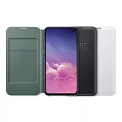 SAMSUNG Galaxy S10e LED 原廠皮革翻頁式皮套 (臺灣公司貨)白色
