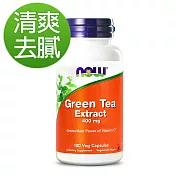 NOW健而婷 綠茶+C植物膠囊食品(100顆/瓶)
