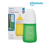 【韓國sillymann】 100%鉑金矽膠奶瓶160ML波士頓綠