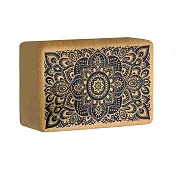 【YogaDesignLab】Cork block 軟木瑜珈磚 - Mandala