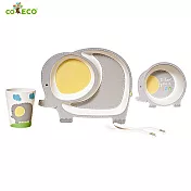 coeco竹纖維動物造型兒童餐具五件組-大象