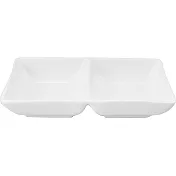 《Tokyo Design》雙格白瓷醬料碟(14cm)