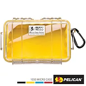 PELICAN 派力肯 1050 Micro Case 微型防水氣密箱-透明(黃) 黃