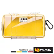 PELICAN 派力肯 1060 Micro Case 微型防水氣密箱-透明(黃)