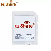 ezShare wi-fi無線SDHC記憶卡32G SD卡ES32G(Class10,分享派照片IC臉書facebook)適佳能尼康索尼理光OM松下富士