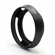 (斜口內凹/鏤空)PeiPei仿徠卡Leica型遮光罩仿萊卡螺紋52mm遮光罩螺牙62mm太陽罩-料號GLD52B(黑色)