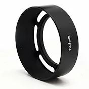 Green.L仿徠卡型leica遮光罩螺牙40.5mm遮光罩-料號GLF40(黑色,直口/鏤空)螺紋40.5mm太陽罩lens hood