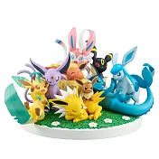 MEGAHOUSE 代理版G.E.M.EX系列 精靈寶可夢-伊布家族Eevee Friends(全9入/組,含底座) 4535123827624