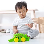 泰國Plantoys 舞動鱷魚拉車
