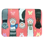 【巴芙洛】北歐時尚彈性防滑吸水地墊(40x60cm) 貓爪