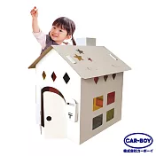 【日本CAR-BOY】彩窗自由彩繪小屋(天窗及門都可以打開!)