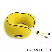 URBAN FOREST都市之森 花捲-旅行頸枕/午睡枕 (基本色) 薑黃