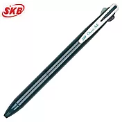 SKB復古2色按動中性筆黛綠+經典黑