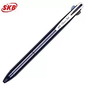 SKB復古2色按動中性筆深海藍+經典黑