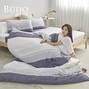 《BUHO》台灣製LYOCELL萊賽爾 雙人三件式床包枕套組 《秋詩晚曲》
