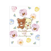 San-X 拉拉熊遇見蜂蜜小熊系列雙開10入A4文件夾。白