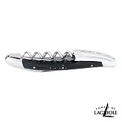 Forge de Laguiole 頂級手工黑牛角亮面刻藤侍酒刀_加贈客製化刻字