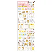 San-X 拉拉熊快樂生活系列手帳本專用momo貼紙。粉