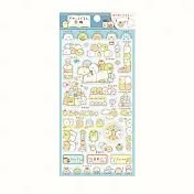 San-X 角落公仔角落圖鑑系列手帳本專用貼紙。藍