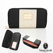 Roberto Mocali - 甜蜜滋味多卡零錢袋雙拉鏈袋長夾