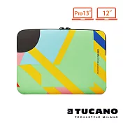 TUCANO X MENDINI 時尚設計筆電包 (適用筆電12吋/MB Pro13吋)-繽紛幾何