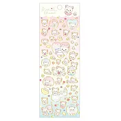 San-X 懶妹的珍珠貝殼海系列系列立體貼紙。粉紅