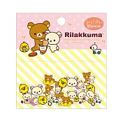 San-X 拉拉熊歡樂時光系列貼紙10款。粉紅(80PCS)