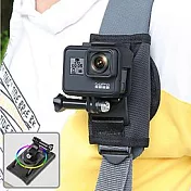 【LOTUS】GOPRO 副廠 可調角度揹包固定夾 適用多款運動相機