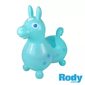 【RODY】跳跳馬-亞規限定版 附打氣筒 (義大利原裝進口~寶寶騎乘玩具) 粉藍