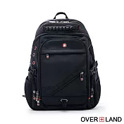 OVERLAND - 美式十字軍 - 素面造型機能筆電大容量後背包 - 29361