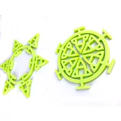 【Sproutee】兩用隔熱火箭餐墊-1入綠色