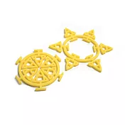 【Sproutee】兩用隔熱火箭餐墊-1入黃色