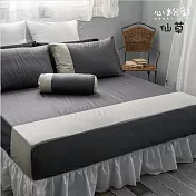 【麗塔寢飾】40支紗精梳棉 雙人床包 心粉彩- 仙草