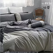 【麗塔寢飾】40支紗精梳棉 雙人兩用被套 心粉彩- 仙草