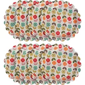 《Rex LONDON》點心紙盤8入(繽紛小花)