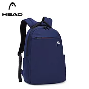 【HEAD 海德】簡約時尚後揹包 (輕量 防潑水 大開口) HB0051 海軍藍