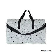 【HAPI+TAS】日本原廠授權 摺疊旅行袋 (大)- 薄荷躲貓貓