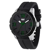 Levi’s 詭影任務立體時標時尚腕錶-綠