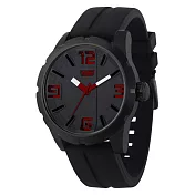 Levi’s 詭影任務立體時標時尚腕錶-紅