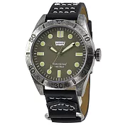 Levi’s 仿舊軍事風時尚腕錶-軍綠