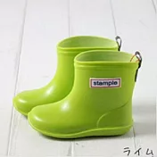 日本製 stample兒童雨鞋-蘋果綠 13cm