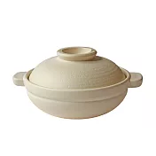 日本 Kamoshika 道具店—陶質土鍋（白）
