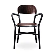 Magis PIPE 扶手椅（深色櫸木）