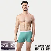 【MORINO摩力諾】經典素色平口褲/四角褲 L 綠色