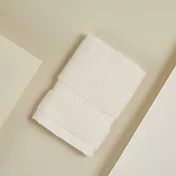 DAVID & MAISIE 純棉無撚紗絲柔洗臉方巾 米