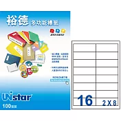 UNI-US4672-100裕德標籤100入