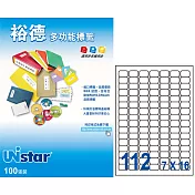 UNI-US4211-100裕德標籤100入