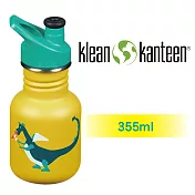 【美國Klean Kanteen】幼童窄口不鏽鋼經典水瓶-355ml小惡龍